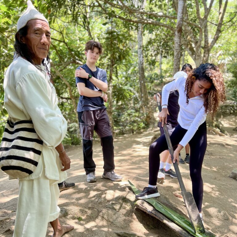 Proceso de extracción del fique