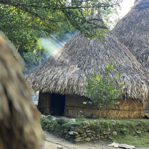 Casas de Reuniones en pueblo Kogui